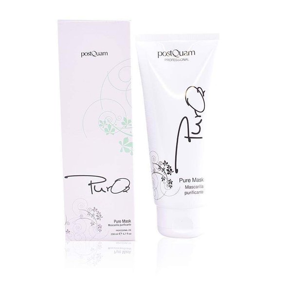 POSTQUAM Professional Pure Mask Purifying Mask 200ml - Contributes To Minimize Pore Size And Excess Fat In The Skin - Soft And Shiny - Skin Radiant