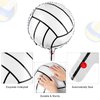 durony 12 Pieces 20 Inches Volleyball Balloons Foil Mylar Volleyball Balloons Aluminum Foil Balloons for Birthday Volleyball Party Supplies Sports Banquet Party Decorations