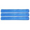 Real Clean 48 inch Microfiber Wet Mop Refill Pads for Flat Microfiber Mop Frames (Pack of 3)