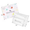 Maniology Ice Cube Clear Rectangular Stamper with Scraper Card, Essential Nail Stamping Tools