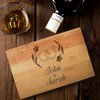 Handmade in USA - Wood Personalized Cutting Board - Unique Wedding Gift Idea for Couples, Anniversary, Christmas, Bridal Shower, Housewarming - Many Sizes & Styles - Custom Charcuterie & Cheese Board