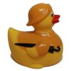 Waddlers Rubber Duck Saves for Rainy Day, Brand Rubber Ducks That Floats Upright, Toy Bathtub Rubber Duck Birthday & Kid's Education Gift, Rain Gear Protection Themed Gift