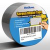 Holikme Window Screen Repair Kit（2"W×80"L）, Door Window Fly Lanai Screen Repair Patch Tape Strong Adhesive Long Lasting Fiberglass Covering Wire Mesh Repair Tape Seal for Repair Holes Tears, Grey