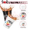Domensi 24 Pcs Racing Car Party Cups Checkered Plastic Cup 16oz Race Car Themed Stadium Cups Race Car Birthday Party Supplies Checkered Flag Party Favors