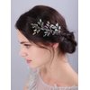 JWICOS Bridal Wedding Crystal Hair Pins Bride Hair Pieces Wedding Hair Accessories for Women and Girls Pack of 3 (Colorful)