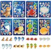 24 Sheets Ocean Animal Make a Face Stickers, Animals Party Games Stickers for Kids, Make Your Own Animal Stickers for Kids Birthday Party Favors Classroom Rewards, Animal Themed Art Craft Supplies