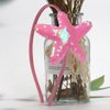 Star Headband Laser Star Glitter Hair Band Starfish Sequin Hair Accessories Girls Women Birthday Seaside Pool Party (Laser Pink)