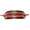 Leather Hair Barrette with Stick…. Unique Design Ponytail Holder for Women….. Hand Tooled Hair Clip….. Choice of 3 Colors #BT 2019