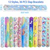 NovaHance 36 PCS Unicorn Slap Bracelets Kids Party Favors,Bulk Snap Bracelet Party Favors Supplies for kids&teens Gifts Teacher Classroom School Favors Prizes Exchanging Gift