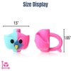 Mr. Pen Owl Pencil Grips, 6 pcs, Silicone Gel, Cute, Fits Pencils, Pens, Crayons
