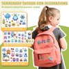 Yocieco Tattoos for Kids - 10 Sheets Cute Monster Temporary Tattoo, Waterproof Fake Stickers for Arm, Shoulder, Perfect for Boys Birthday Party Supplies