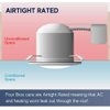 Four-Bros Lighting RM4/LED 4" inch Remodel Can Air Tight IC Housing LED Recessed Lighting-UL Listed and Title 24 Certified, TP24