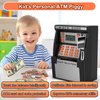Heuceou ATM Piggy Bank for Kids, Upgraded Power-Off Memory Function for Real Money Safe with Debit Card,Coin Recognition,Bill Feeder,Balance Calculator, Kids ATM Machine for Boys Girls