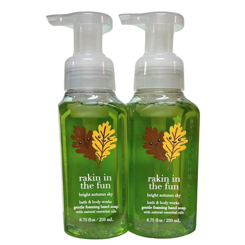 Bath & Body Works Foaming Hand Soap, Set of 2, 8.75oz Each (Bright Autumn Sky)