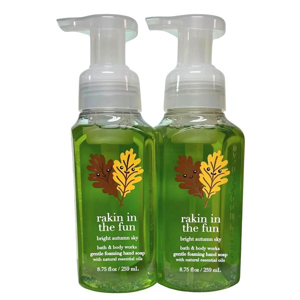 Bath & Body Works Foaming Hand Soap, Set of 2, 8.75oz Each (Bright Autumn Sky)