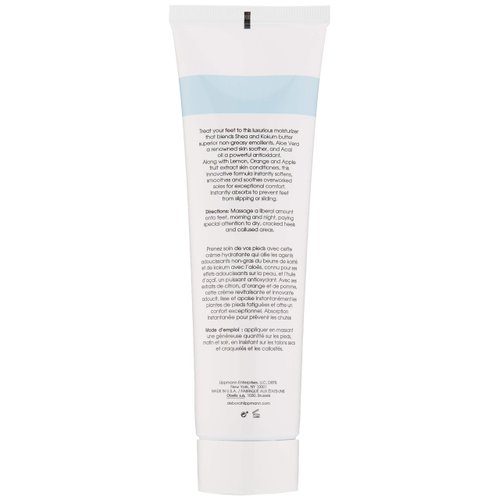 Deborah Lippmann Steppinâ€™ Out Nourishing Foot Cream | Moisturizing Cream with Acai and Kokum Butter | Softens and Restores Skinâ€™s Flexibility | Non-Greasy Formula | 5.2 Oz