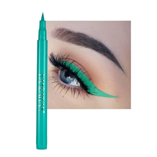 ONarisae liquid eyeliner waterproof eyeliner Pigmented smudge proof eye liner liquid liner Green