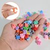 Mini Flower Hair Clip Flower Clips,Colorful Mini Hair Claw Small Hair Clips,Baby Hair Clips Toddler Hair Clips for Women Girls Bangs Strong Grip Tiny Flower Hair Clips (50, Matte Colors)