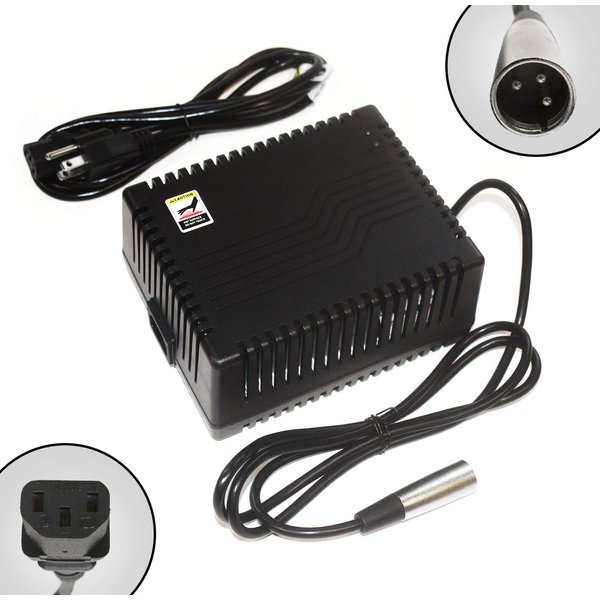 ACI Super Power Battery Charger (2.0A) with XLR Connector for Electric Scooters and Wheelchairs - Fit for Pride Mobility, Jazzy Power Chair, Drive Medical, Golden Technologies, Schwinn, Shoprider