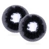 8Pcs Reusable Bun Hair Nets Elastic Flower Edge Hairnet for Ballet Bun Cover Dance Skating Gymnastics Performance Dancers Hair Accessories, Black