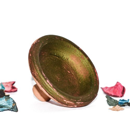 KING OF HANDMADE Moroccan Lip Stain Clay Pot & Lip Gloss: Natural Long Lasting Lipstick for Women, Moroccan Lip and Cheek Tint - Authentic Morocco Lip Clay Pot, Natural Lipstick Blush