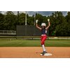 Mizuno Adult Women's Belted Low Rise Fastpitch Softball Pant, Red, Medium