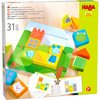 HABA Animal Squares Chunky Wooden Puzzle Building Blocks Arranging Game with Template Cards, Montessori Toys Toddler Puzzle Ages 2+ (Made in Germany)