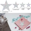 8 Pieces Crystal Car Stickers Bling Rhinestone Star Decals Self-Adhesive Car Stickers Auto Emblem Decals Stickers Decoration for Cars Bumper Window Laptops Luggage