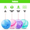 New Bounce Inflatable Bouncing Ball for Kids - Set of 4 Marbleized Bouncy Balls Plus Pump & 2 pins, Inflatable Sensory Balls, for Children and Pets - 8.5" Game Ball