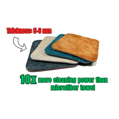 STRIKECLUB Bowling Ball Shammy Towel | Dual Sides Leather Bowling Towel | Bowling Accessories (1-Towel)