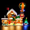 YEABRICKS LED Light for 10339 Icons Santa's Post Office Building Blocks Model (Building Set NOT Included)