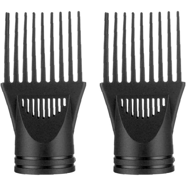 2Pcs Black Hair Dryer Diffuser Professional Universal Hairdressing Wind Blow Cover Comb Attachment Nozzle Black Straightening Hair Dryers and Accessories Hair Dryer Diffusers