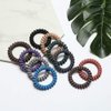 10Pcs Spiral Hair Ties for Thick Curly Hair Ties Hair Plastic Elastics No Crease Coil Hair Ties Telephone Cord Hair Ties