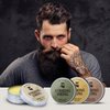 Beard Balm for Men - Leave in Beard Conditioner - Beard Balm Made with Natural & Organic Beard Butter, Argan & Jojoba Beard Oils - (Citrus, Vanilla, Sandalwood, Cedarwood Scents, 1 Ounce (Pack of 4))