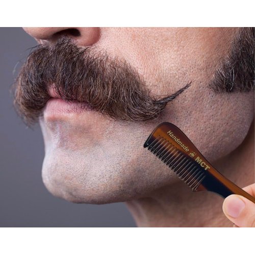 G.B.S Handmade 3in Pocket Comb for Beard and Mustache Styling, MCT, Pack of 3