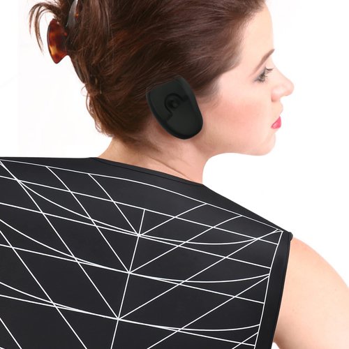 KUNBEIEN Hair Dye Collar, Salon Hairdressing Hair Cutting Cape, Styling and Hair Cutting Salon Supplies, Waterproof Silicone Neck Guard, Perfect for Home and Professional Hair Coloring (Black)