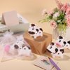 10pcs 3-Inch Rubber Cows Bath Toys, Cute Rubber Moo Moo Subaru Cows Floating Baby Bathtub Toys Bath Toys Water Play Set for Moo Moo Subaru Car, Baby Showers, Rewards Birthday Gift (2 Colors)