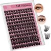 Mayhug Lash Clusters 144 Pcs Eyelash Clusters, 10-18mm 3D Fluffy Lash Clusters, Super Soft Wispy Eyelashes Clusters Reusable 7 Times, Cluster Lashes Natural Look, Easy DIY Lashes at Home (Lux)
