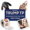 Trump Political Toilet Paper Roll by Gagster - 3 Ply Funny Novelty Gag TP with Full-Color Image - 200 Sheets Per Roll - Prank Gift for Adults - Printed on Every Sheet - Make Your Butt Laugh