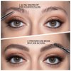 5 Pcs Waterproof Dual-Sided Fine Tip Brow Pencils Pack,Ultra-Fine Mechanical Pencil,Draws Tiny Brow Hairs, Defines, Fills Brows, Shapes, Contours, Combs, (Pack of 5)-Milk Tea