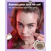 LitBear Acne Patch Pimple Patch, Cat Shaped Acne Absorbing Cover Patch, Hydrocolloid Acne Patches For Face Zit Patch Acne Dots, Tea Tree Oil & Salicylic Acid, 96 Patches, 12mm