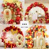 40 Inch Light Gold Number 8 Balloon 8th Birthday Balloon Foil Number Balloons for Birthday Party White Gold 8 Years Old Balloon for 8th Birthday Party for Kids 8 Years Anniversary Decors