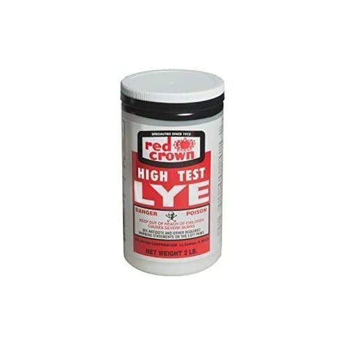 Lye for Soap Making, Sodium Hydroxide for Soap Making, Pure Lye, Food Grade Lye, Caustic Soda, Drain Cleaner and Clog Remover, High Test Lye Food Grade, 2lbs.
