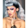 Elegant Lashes #301 The ORIGINAL Drag Queen Lash | Thick Long Black Human Hair False Eyelashes for Drag Halloween Dance Rave Costume