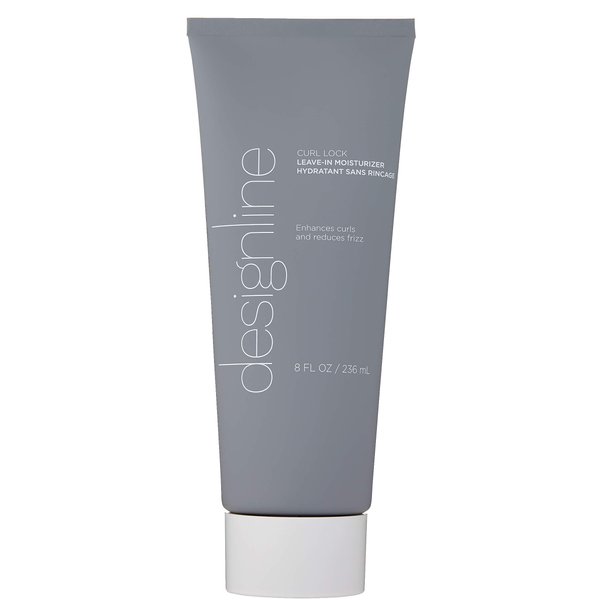 DESIGNLINE Curl Lock Leave-in Moisturizer, 8 oz - Regis Leave-In Conditioner Treatment that Helps with Shape Retention and Works as an Instant Detangler for Defrizzing Curly Hair (8 oz)