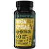 Freshfield Vegan Omega 3 DHA: Sustainably Sourced, Premium, Carrageenan Free, Compostable Bottle, Fish Oil Replacement, Carbon Neutral. Supports Heart, Brain, Joint Health w/ DPA (60)