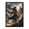 Hypttior MTG Card Sleeves - Assassin Girl - 100ct Matte Art Card Sleeves, Perfect for MTG, TCG Cards