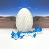 3D Printed Dragon, Articulated Axolotl Dragon with Dragon Egg, Fidget ADHD Autism Toy, Executive Desk Toy Home Office Decor D041WB