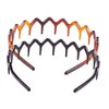 Plastic Tooth Hair Comb Headband Hard Headbands Ribbon Hairband Women Men Hair Accessory (style02)