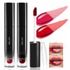DAGEDA 2 Colors Peel Off Lip Liner Stain Set, Tattoo Color Lip Tint Stain, Long Lasting and Waterproof Lip Stain Peel off Lip Makeup,Peel Off Lip Liner with Natural Matte Finish (01+03)